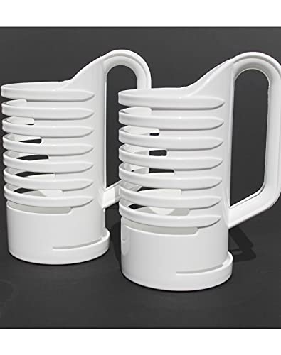 JOSKO Produkte 790 Flaschenhalter und Aufbewahrer für die meisten Flaschenarten 2 TLG Set. Leichter gießen. Halter mit großen Henkeln, Kunststoff von JOSKO Produkte