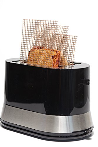 JOSKO Produkte Toaster Taschen 2 TLG Set Antihaftbeschichtet, Backfolie-Gitter, Natur von JOSKO Produkte