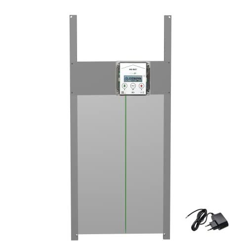 HK-BAT-RG Rahmengerät mit selbstverriegelnder Gänseklappe 340x550 mm für Batteriebetrieb + Schaltung für Anlocklicht von JOSTechnik