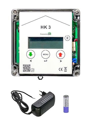 Hühnerklappe HK3 mit Notstrommodul NSM + integrierter Schaltung für Anlocklicht Hühnerklappe HK3 mit Notstrommodul NSM + integrierter Schaltung für Anlocklicht von JOSTechnik