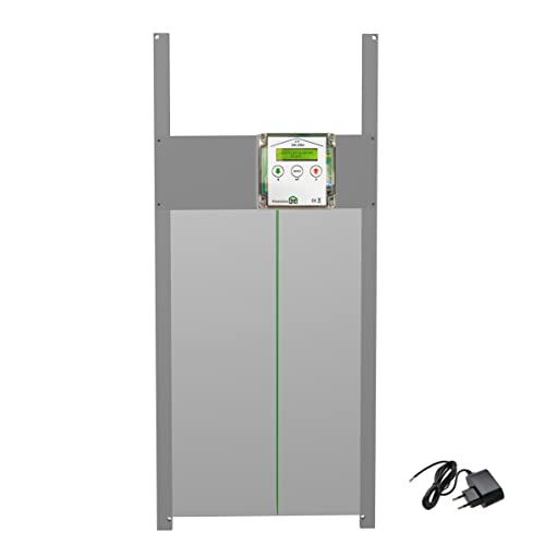 JOSTechnik automatische Hühnerklappe HK2-RG Rahmengerät mit Gänseklappe 340x550 mm von JOSTechnik