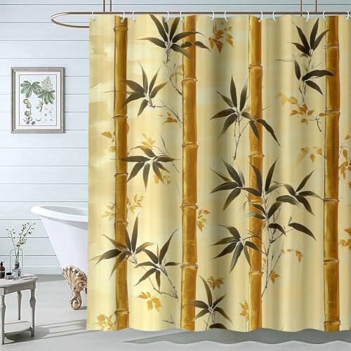 JOSUE Blumen Duschvorhänge Retro Natur Floral Badezimmer Dekor Ästhetisch Neutral Bad-Set Boho Badezimmer-H200 x B300 cm JOSUE Blumen Duschvorhänge Retro Natur Floral Badezimmer Dekor Ästhetisch Neutral Bad-Set Boho Badezimmer-H200 x B300 cm von JOSUE