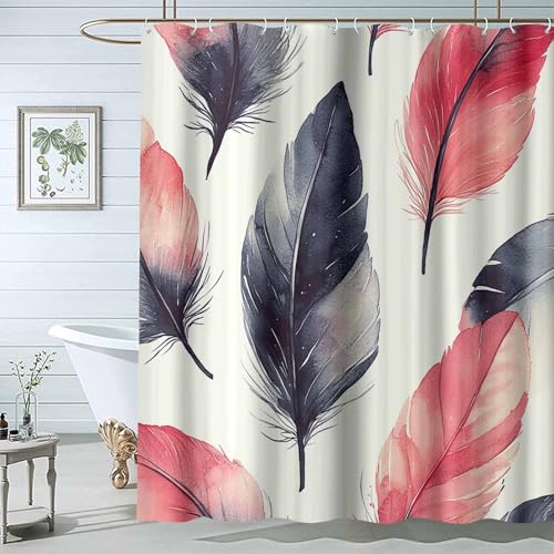 JOSUE Blumen-Duschvorhang Abstrakt Pflanze Badewanne Vorhang natürliche Bad Vorhang im Freien für Badezimmer Dekor mit Haken-H200 x B160 cm JOSUE Blumen-Duschvorhang Abstrakt Pflanze Badewanne Vorhang natürliche Bad Vorhang im Freien für Badezimmer Dekor mit Haken-H200 x B160 cm von JOSUE