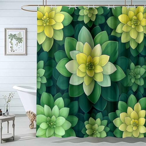 JOSUE Duschvorhang für Wohnmobile Minimalist Pflanze Badewanne Vorhang natürliche Bad Vorhang im Freien für Badezimmer Dekor mit Haken-H200 x B300 cm JOSUE Duschvorhang für Wohnmobile Minimalist Pflanze Badewanne Vorhang natürliche Bad Vorhang im Freien für Badezimmer Dekor mit Haken-H200 x B300 cm von JOSUE