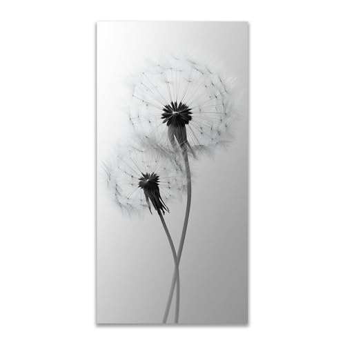 JOSUE Leinwandbild Abstrakt Wandbilder Wohnzimmer GemäLde Leinwand, Minimalistische Blumen Bilder Painting Wall Decoration Living Room - 50x100cm Ungerahmt(Grau) von JOSUE