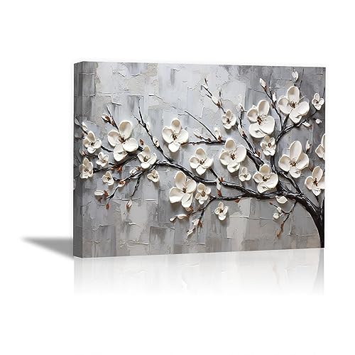 JOSUE Modern Abstrakt Vlies Leinwandbild Wandbilder Blumen Wanddekoration, Schwarz, grau Bild Kunstwerk für Home Office Küche Dekoration Wohnzimmer Wohnung Deko - 30x40 cm Gerahmt JOSUE Modern Abstrakt Vlies Leinwandbild Wandbilder Blumen Wanddekoration, Schwarz, grau Bild Kunstwerk für Home Office Küche Dekoration Wohnzimmer Wohnung Deko - 30x40 cm Gerahmt von JOSUE