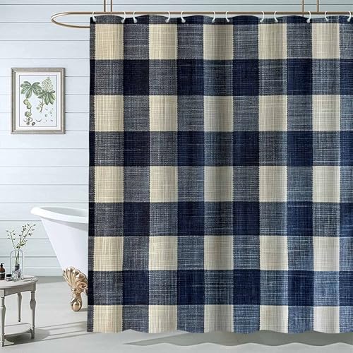 JOSUE Vintage Botanischer Duschvorhang Pflanzen Textur Botanischer Grauer Badezimmervorhang Wasserdichter Badewannenvorhang-H200 x B180 cm JOSUE Vintage Botanischer Duschvorhang Pflanzen Textur Botanischer Grauer Badezimmervorhang Wasserdichter Badewannenvorhang-H200 x B180 cm von JOSUE