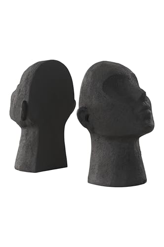 JOTEX Stargazing Bücherstütze 2er Set, Stilvolle und Starke Dekorative Buchstütze, Schwarz, 16 x 11 x 22,5 cm von JOTEX