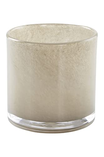 Jotex BOSS Windlicht/Teelichthalter, Warmgrau, 12 cm von JOTEX