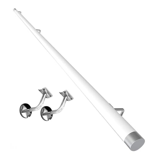 Handläufe Aus Holz - Treppe Handlauf, Wandmontierter Treppenhaltegriff, Für Bars Lofts Corridor Außentreppengeländer, Barrier-Free Haltegriffe Senioren, Kompletter Bausatz(20ft/600cm) von JOUFNING