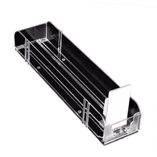 JOUFNING 10PCS Zigaretten-Display-Halter, Transparenter Display-Ständer, Automatische Displayständer-Ständerschieber, Acryl-Streichholzschachtel-Vitrine Für Supermärkte(6.4x28cm/2.52x11.02in) von JOUFNING