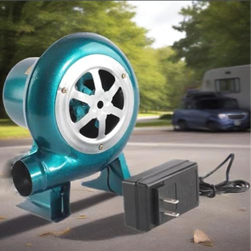 JOUFNING 220-V-Zentrifugalgebläse – Gebläsepumpe Mit Drehzahlregler, Schmiedegebläse Mit Variabler Drehzahl, Hochleistungs-Herdgebläse(100W) von JOUFNING