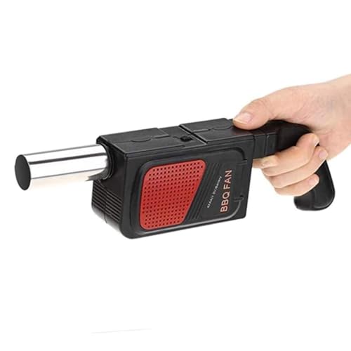 JOUFNING BBQ Air Blower Fan, Outdoor Handheld Electric Blower, Wireless Fast Fire Starter Barbecue Tool, Für Camping Party Cooking Grill von JOUFNING