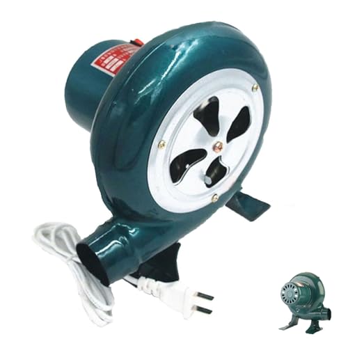 JOUFNING Elektrisches Blacksmith Forge BBQ-Luftgebläse, Zentrifugal-Grillgebläse, Kompaktes Und Energieeffizientes Kommerzielles Luftgebläse, Gusseisenventilator Für Den Außenbereich(30W) von JOUFNING