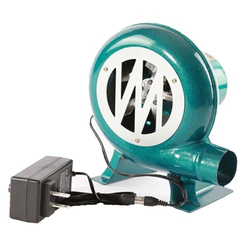 JOUFNING Elektrisches Schmiedegebläse, 220 V Elektrisches Zentrifugal-Grillluftgebläse, Gebläsepumpe Mit Regler, Grill-Feueranzünder, Flammenerreger(60W) von JOUFNING