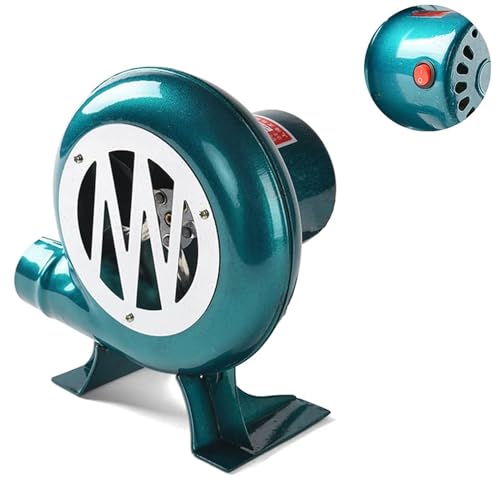 JOUFNING Gebläse Mit Variabler Drehzahl - Kompaktes Luftgebläse Tragbarer Grillventilator, Holzkohle Kamin Starter Räucherlüfter, Feuergebläse, Grill-Feuerstarter(80W) von JOUFNING