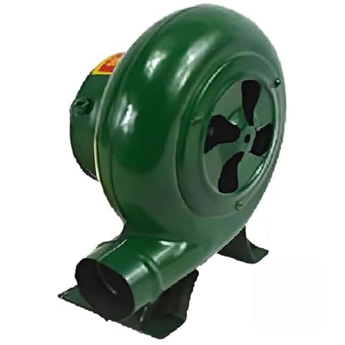 JOUFNING Handkurbel-Schmiedegebläse – Manueller Popcorn-Ventilator mit Eisengetriebe, tragbarer Schnellfeueranzünder, Grill- oder Kohleschmiedegebläse, Metall-Ventilatorflügel(120W) von JOUFNING