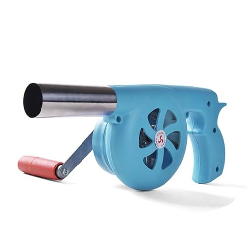 JOUFNING Mini-Handkurbel-Ventilator Luftgebläse, Outdoor-Kochen Manuelle Kurbel Gebläse, Tragbare Grill Flamme Exciter, Für Picknick Camping Herd Zubehör von JOUFNING