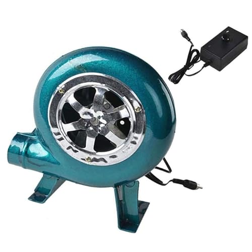 JOUFNING Zentrifugalgrill-Kochluftgebläse, 110 V/220 V Elektrisches Schmiedegebläse, Pumpenlüfter Mit Regler, Anzündkamin Zum Kochen Mit Holzkohle(30W) von JOUFNING