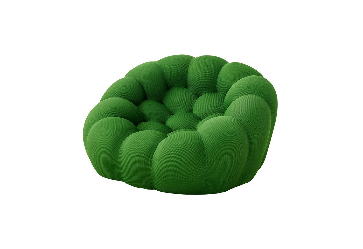 JOULISE Relaxsessel Luniva Bodensessel, rund & weich, 3D-Sitzform, sofort einsatzbereit (Einzelsessel), 3D-Wabenform, rundes Design, kein Aufbau erforderlich, platzsparend von JOULISE