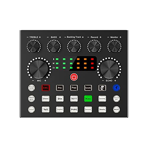 JOUSE Zubehör V8S Live-Soundkarte, Kompatibel mit Mehreren Live-Streaming-Plattformen im Ausland von JOUSE