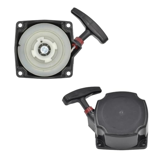 JOVERI 1/2PCS Pull Recoil Starter gelten for 1E40F-5/40F-5/40-5/44F-5/BG430/CG430/TU43 Rasenmäher Motor Reparatur Teil Reversierstarter(2PCS) von JOVERI