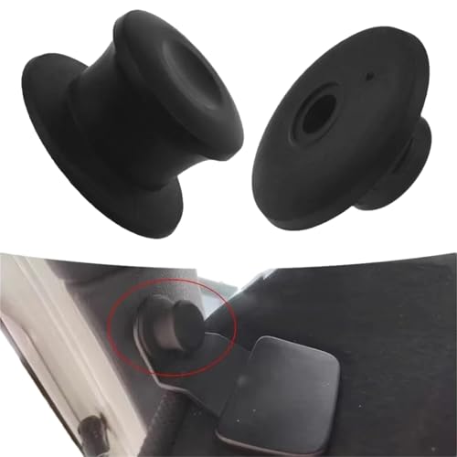 JOVERI 2 Stück Autoclips Heckkofferraum-Trennwand-Schnallenplatte 8u0867931a, for Q3, A7 A5 Kunststoffzubehör for die Clip-Halterung für Teppich- und Fußmatten von JOVERI