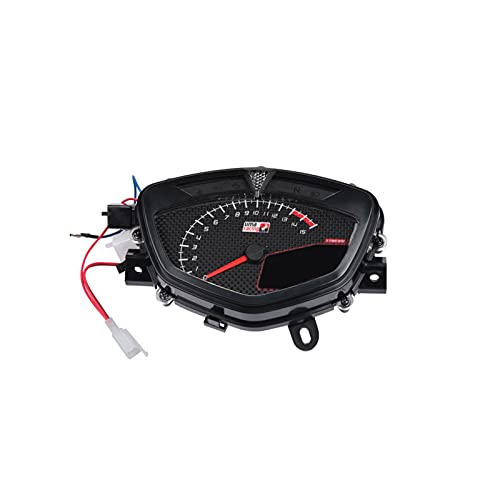 JOVERI 7 Farben Motorrad Tachometer Digital Kilometerzähler Tachometer Messgerät Moto Instrument Ganganzeige, for YAMAHA, LC135 LC 135 von JOVERI