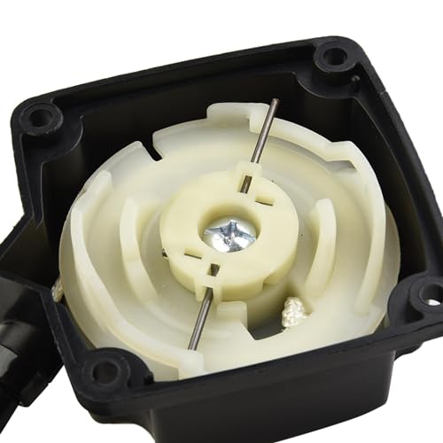 JOVERI Rückstoß-Seilzugstarter, Freischneider, Trimmer, Heckenschere, Freischneider, Schwarz, Garten-Metall-Saitentrimmer-Teile Reversierstarter von JOVERI