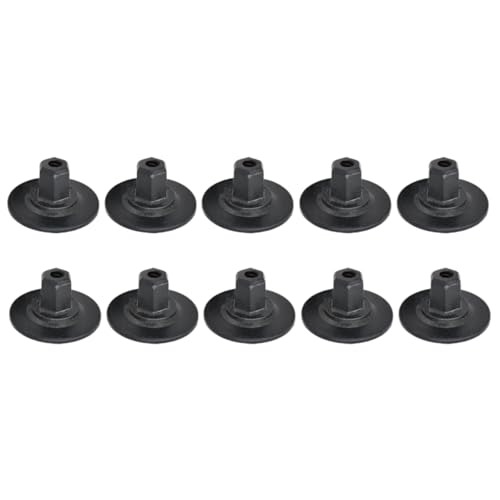 JOVERI Unterbodenverkleidung Sechskantbundmutter Kotflügelverkleidungskappenhalter Wärmedämmkissenbefestigung, for, for Vw, Wht000713 A0009903162 Clip-Halterung für Teppich- und Fußmatten(10x) von JOVERI
