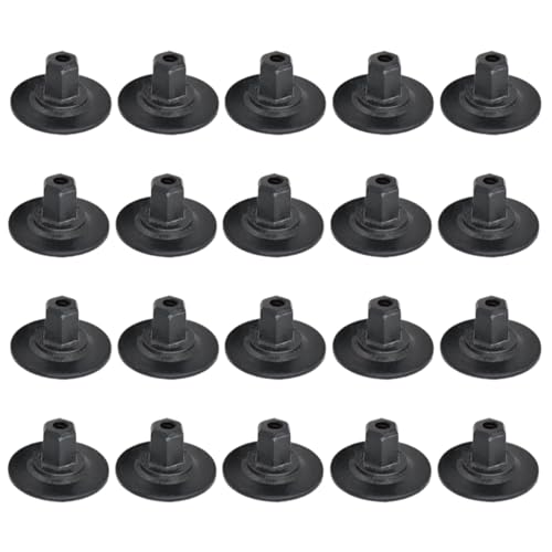JOVERI Unterbodenverkleidung Sechskantbundmutter Kotflügelverkleidungskappenhalter Wärmedämmkissenbefestigung, for, for Vw, Wht000713 A0009903162 Clip-Halterung für Teppich- und Fußmatten(20x) von JOVERI