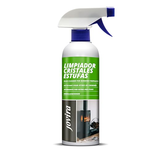JOVIRA PINTURAS Kamin & Ofenglas Reiniger. Kraftvoller, konzentrierter Entfetter für die einfache Reinigung von Kamin- und Herdgläsern. (500 ml (1er Pack) von JOVIRA PINTURAS
