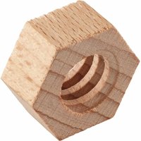 6-Kant Mutter 24x12mm, Gewinde 15mm von JOWE
