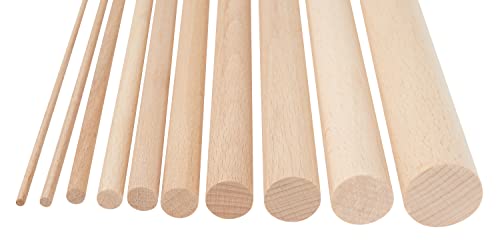 JOWE Buchen-Rundstab, 1 m Ø 12 mm von JOWE