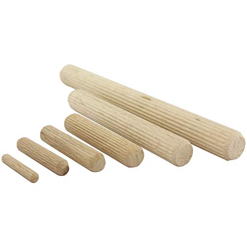 Jowe Holzdübel 10mm - Länge 60mm, Riffeldübel für eine starke Holzverbindung, Dübel aus Esche, gerillt - 1000 Stück Jowe Holzdübel 10mm - Länge 60mm, Riffeldübel für eine starke Holzverbindung, Dübel aus Esche, gerillt - 1000 Stück von JOWE