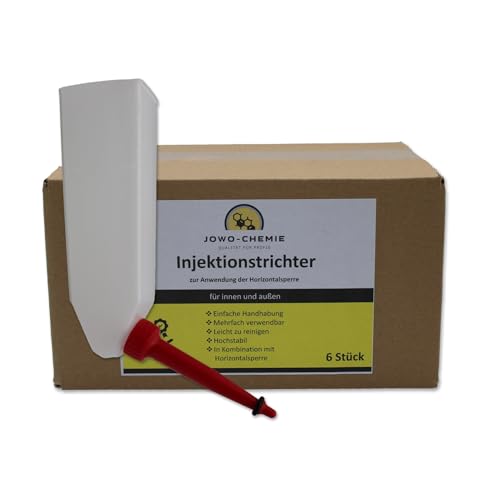 Injektionstrichter (6 Stück) zur Anwendung der Horizontalsperre Trockene Wand von JOWO-CHEMIE