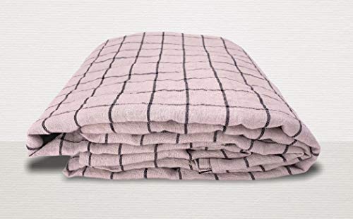 JOWOLLINA Laken Bettlaken Überwurf 100% Leinen Soft Washed Finish180 g/m2 (173x240 cm, Taupe) von JOWOLLINA