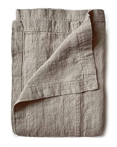JOWOLLINA Bettüberwurf Tagesdecke Rasa aus 100% Leinen Stonewashed (Natur, 170x250 cm) von JOWOLLINA