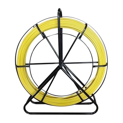 4/5/8mm 100m Elektriker Draht Einfädelmaschine Fiberglas Draht Kabel Laufstange Fisch Band Rodder Kabel Unclogger Führer Für Heimwerker(Type 5-100m) von JOXLOVER