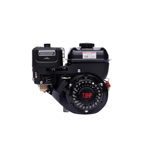 4-Takt 7,5 PS 210CC Benzinmotor OHV Stationärmotor Kartmotor Luftkühlung Einzylinder Benzinmotor 5100W Für Anfänger und Heimwerker von JOXLOVER