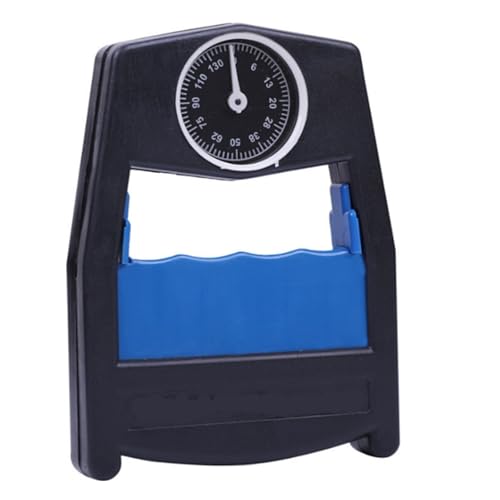 Digitaler Dynamometer, Handdynamometer, 130 kg/287 lbs Kapazität, Werkzeug zur Messung der Handgriffstärke Für den Heim- und Schulgebrauch(Blue) von JOXLOVER