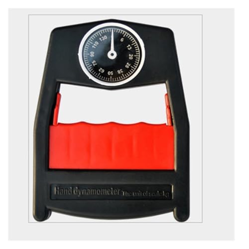 Digitaler Dynamometer, Handdynamometer, 130 kg/287 lbs Kapazität, Werkzeug zur Messung der Handgriffstärke Für den Heim- und Schulgebrauch(Rood) von JOXLOVER