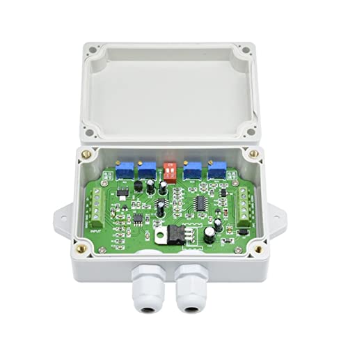 Digitaler Wägezellen-Gewichtssensor, Weighing Transmitter Weighing Amplifier Weight Sensor Voltage Current Converter DC 12-24V 4-20MA Load Cell Amplifier für DIY-Elektronikwaagen-Bausatz von JOXLOVER