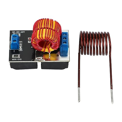 JOXLOVER Induktionsheizspulen-Kit, 12V 120W Mini ZVS Induktionsheizung Board Flyback Driver Breite Heizung DIY Herd + Zündspule erhitzt schnell, sehr praktisch von JOXLOVER