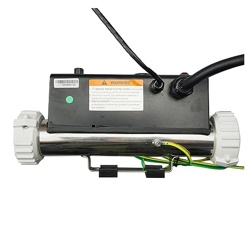 JOXLOVER Poolheizung, 3 kW gerade LX Whirlpool-Heizung mit Druckschalter H30-R1,LX SPA Pool-Heizung H30-R1 3 kW Massage-Badewannenheizung für Badewanne, Whirlpool von JOXLOVER