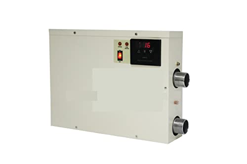 JOXLOVER Poolheizung, 5. 5 kW Thermostat for digitaler Warmwasserbereiter mit Zirkulationssystem wasserdichtem Touchscreen for Schwimmbad SPA Heißes Wasser für Badewanne, Whirlpool JOXLOVER Poolheizung, 5. 5 kW Thermostat for digitaler Warmwasserbereiter mit Zirkulationssystem wasserdichtem Touchscreen for Schwimmbad SPA Heißes Wasser für Badewanne, Whirlpool von JOXLOVER