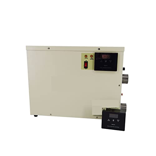 JOXLOVER Poolheizung, Schwimmbad konstanter Temperaturheizung 9 kW Touchscreen wasserdichtes Extremes Erhitzen for die Badewanne der Schwimmbad SPA für Badewanne, Whirlpool JOXLOVER Poolheizung, Schwimmbad konstanter Temperaturheizung 9 kW Touchscreen wasserdichtes Extremes Erhitzen for die Badewanne der Schwimmbad SPA für Badewanne, Whirlpool von JOXLOVER