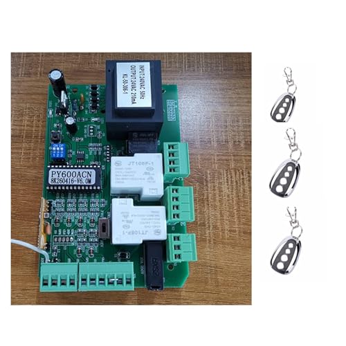 Toröffner-Set, Schiebetor-Öffner AC. Motor Control Unit PCB Controller-Platine Replacemet Board (PY600ac PY1400 SL1500 PY800 Modell) Für Einfahrten(Kit 4) von JOXLOVER