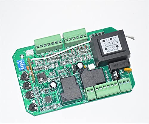 Toröffner-Set, Sliding Gate Opener AC Motor Control Unit PCB Elektronische Karte der Controller-Leiterplatte mit weichem Start von Fußgängermodus Für Einfahrten(Kit 0) von JOXLOVER