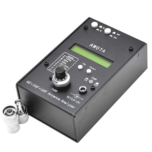 Vektornetzwerkanalysator, HF/VHF/UHF AW07A 1,5-470 MHz 160 M HF + UV analysatoren Messwerkzeug SWR Antennenanalysator mit 1,0 bis 9,99 SWR for Amateuunk von JOXLOVER